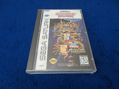 Shanghai Triple Threat Brand New Factory Sealed Game Sega Saturn