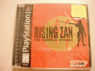 Rising Zan: The Samurai Gunman NEW SEALED PLAYSTATION 1 2 3 PS1 PS2 PS3
