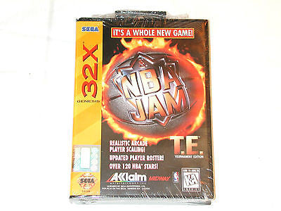 NEW NBA JAM T.E. Sega 32X Genesis BRAND NEW SEALED Game TOURNAMENT ED 32 X TE
