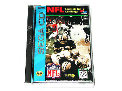 NEW NFL Football Trivia Challenge Sega CD Game BRAND NEW SEALED Rare foot ball