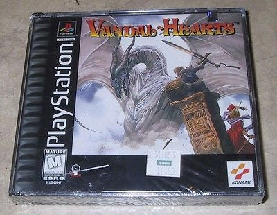 Vandal Hearts NEW factory sealed black label for the Sony Playstation system