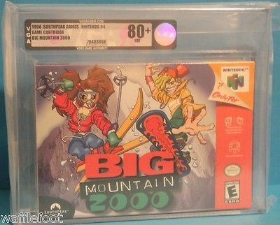 BIG MOUNTAIN 2000 - NINTENDO 64 N64 FACTORY SEALED - VGA 80+ SILVER SNOWBOARDING