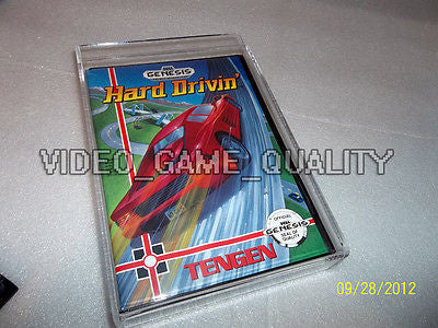 Hard Drivin' (Sega Genesis, 1991) BRAND NEW Uncirculated Print +100 Gold