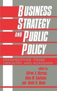 NEW Business Strategy and Public Policy: Perspectives f
