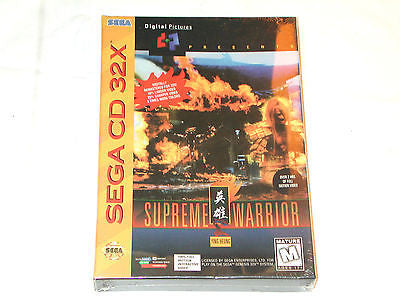 NEW Supreme Warrior Sega CD 32X BRAND NEW SEALED Game Digital Pictures fighting
