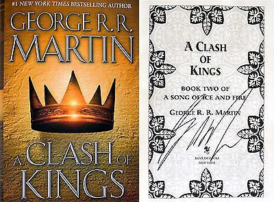 George R.R. Martin~SIGNED~A Clash of Kings~(A Game of Thrones)~HC~BEAUTIFUL~NEW