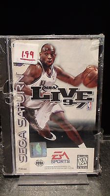 NBA Live 97 (Sega Saturn, 1997) Video Game NEW Sealed