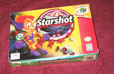 N64 Nintendo N 64 Starshot Space Circus Fever Brand New Factory Sealed