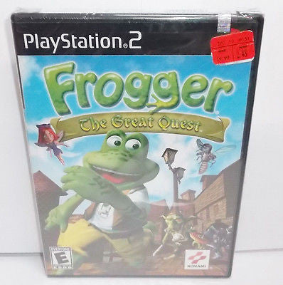 Playstation 2 PS2 FROGGER THE GREAT QUEST Black Label Item Pictured New Sealed