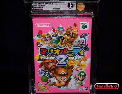 Mario Party 2 Nintendo JP N64 Brand New Sealed VGA 85+ Gold Mint  Unopened
