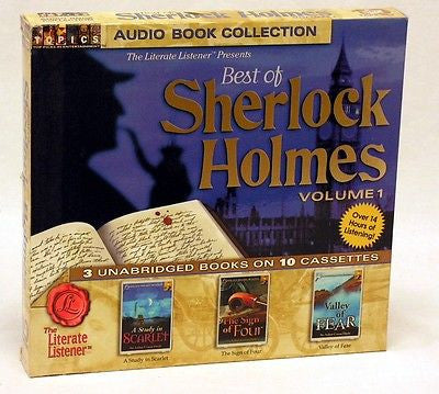 BEST of Sherlock Holmes, Vol.1 Audio Tape Set Three Audiobooks