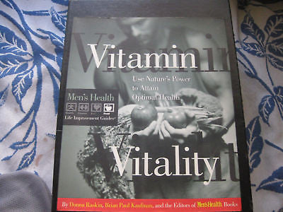 Vitamin Vitality by Donna Raskin (1997, Paperback) new