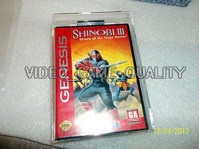 Shinobi III Return of the Ninja Master Sega Genesis NEW Uncirculated Print +100