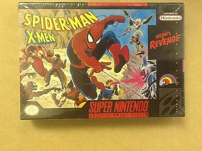 Spider-Man - X-Men: Arcade's Revenge  (Super Nintendo, 1992) new & sealed