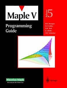 Maple V Programming Guide NEW by Waterloo Maple Softwar