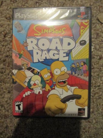 The Simpsons Road Rage  (Sony PlayStation 2, 2001) NEW Sealed Original Black
