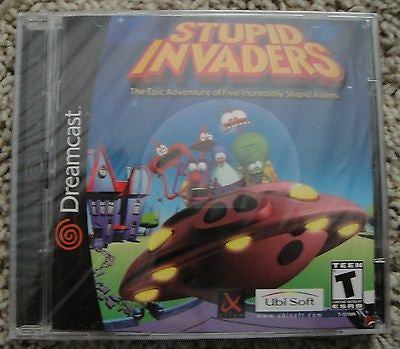 STUPID INVADERS SEGA DREAMCAST BRAND NEW FACTORY SEALED RARE