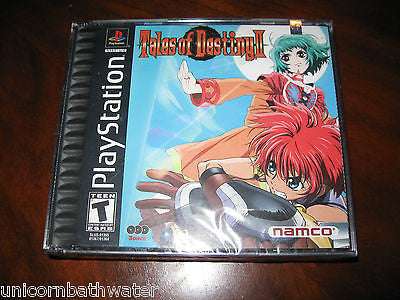 Tales of Destiny 2 II NEW Factory Sealed PS1 Playstation Free Shipping