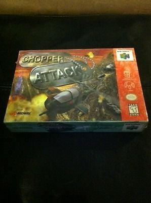 Chopper Attack  (Nintendo 64, 1998) Brand New Sealed!