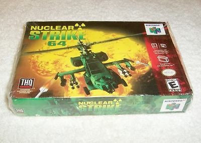 N64 Nuclear Strike - NEW IN BOX - FACTORY SEALED