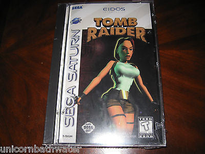 Tomb Raider - Featuring Lara Croft NEW SEALED SEGA Saturn US