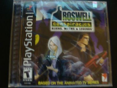 ROSWELL CONSPIRACIES ALIENS MYTHS & LEGENDS PLAYSTATION 1 PS1 PS2 NEW SEALED!