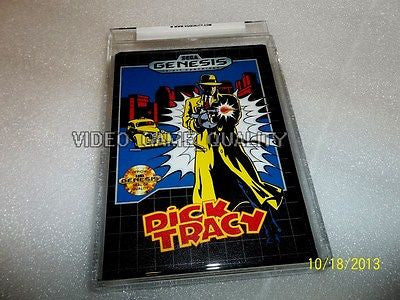 Dick Tracy Sega Genesis BRAND NEW Uncirculated Print 100 GOLD