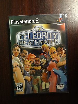 MTV Celebrity Deathmatch  (Sony PlayStation 2, 2003) Brand New Sealed Free Ship