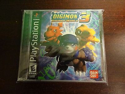 Digimon World 3  (PlayStation 1, 2002) Brand New Free Shipping