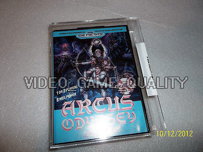 Arcus Odyssey (Sega Genesis, 1991) BRAND NEW Uncirculated Print + 90 GOLD