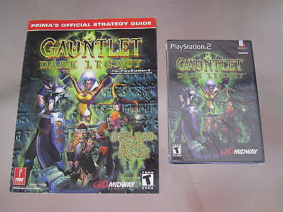 *NEW* Gauntlet: Dark Legacy  + Strategy Guide (Sony PlayStation 2, 2001)