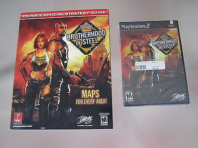 *NEW* Fallout: Brotherhood of Steel + Strategy Guide  (Sony PlayStation 2, 2004)