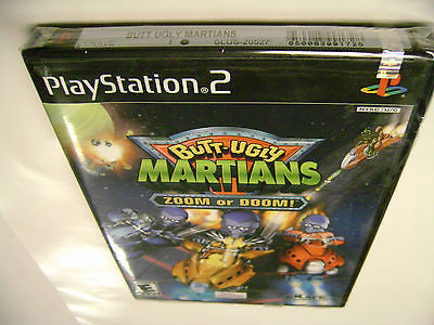 Butt-Ugly Martians: Zoom or Doom  (Sony PlayStation 2) BRAND NEW FACTORY SEALED