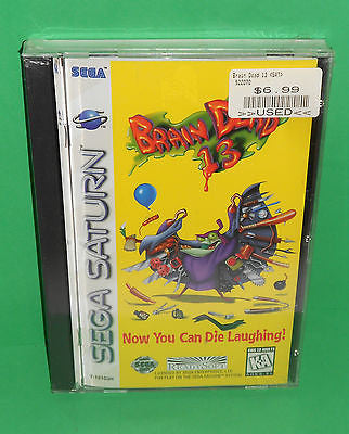SEGA SATURN BRAIN DEAD 13 GAME 1996 FACTORY SEALED NEW
