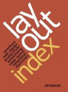 Layout Index by Jim Krause 2001 BRAND NEW