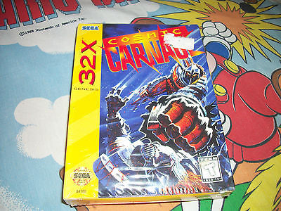 NEW Cosmic Carnage Sega Genesis 32X Game Games SEALED