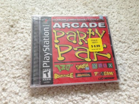Arcade Party Pak US PS Playstation 1 BRAND NEW SEALED GAME PS1