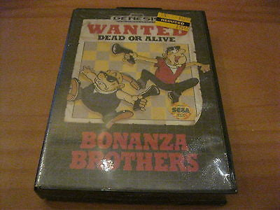 BONANZA BROS. BROTHER SEGA GENESIS GAME FACTORY SEALED COMPLETE NEW 1991