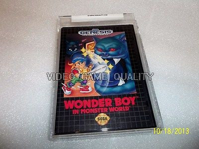 Wonder Boy in Monster World Sega Genesis BRAND NEW Uncirculated Print 95 GOLD