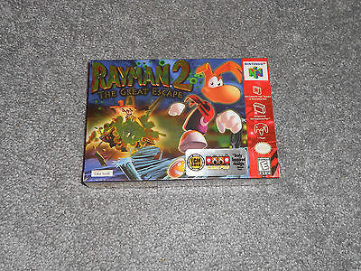 Rayman 2: The Great Escape  BRAND NEW SEALED RARE N64 (Nintendo 64, 1999)