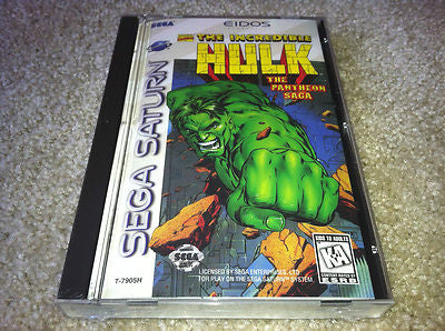 SEGA SATURN The Incredible Hulk:The Pantheon Saga BRAND NEW & SEALED Video Game!