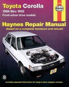 Toyota Corolla FWD, 1984-1992 by John Haynes (1985, Paperback)