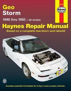 NEW GEO STORM 1990 THRU 1993 BY JOHN HAYNES AND PUBLICATION STAFF 1993 PAPERBACK