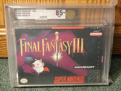 Final Fantasy III 3 (Super Nintendo, SNES) VGA 85+ Gold Rating - Brand New