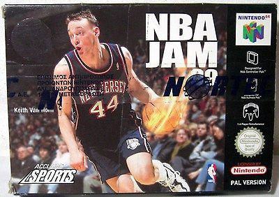 NINTENDO 64 1998 NBA JAM 99 EUROPEAN PAL MISP HTF