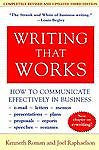 Writing That Works : How to Communicate Effectively in Business by Kenneth...