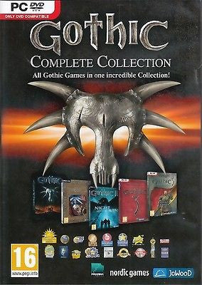 Gothic Complete Collection Gothic 1,2 & 3 Plus All Expansions PC DVD NEW