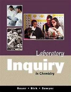 Laboratory Inquiry in Chemistry, Bauer, Richard, New Book