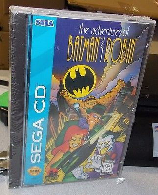 Sega CD Adventures Of Batman & Robin Game Brand New