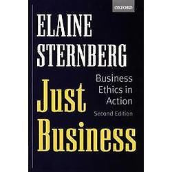NEW Just Business - Sternberg, Elaine                        9780198296621